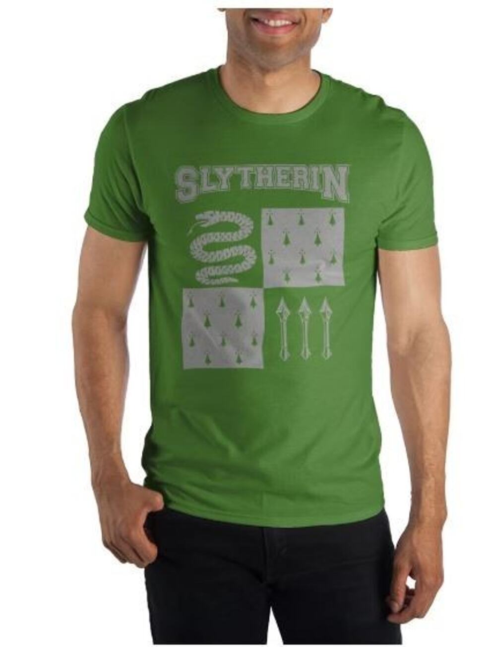 Harry Potter Slytherin Men’s 2XL Green Graphic T Shirt NWT Bioworld
